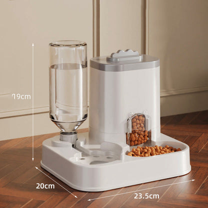 2-in-1 Automatic Pet Feeder & Water Dispenser