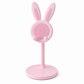 🐰 BUY 1 GET 1 FREE 📱✨ Cute Bunny Desktop Phone Stand – Height Adjustable, Weighted Base, Anti-Scratch Silicone Pads