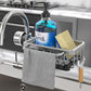 ⏳Time-Limited Special⏰Faucet Sponge Holder Rack – space aluminum, rustproof, fast-drying, no tools. Organize sink & bathroom instantly! 🛡️✅