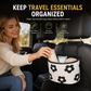 Car Seat Back Hanging Storage Bag Multifunctional Backseat Organizer Bucket for Sundries