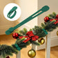 🎄 LIMITED-TIME 50% OFF! 🎁 Silicone Christmas Wreath Ties & Traceless Hooks – Reusable, Damage-Free Holiday Decor Hanging Kit ✨