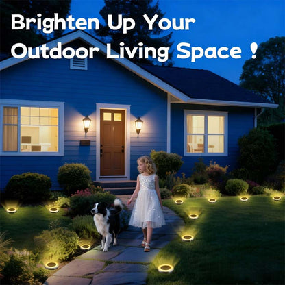 💥 Outdoor Garden Solar Ground Lights – 4 Pack ☀️🌿✨