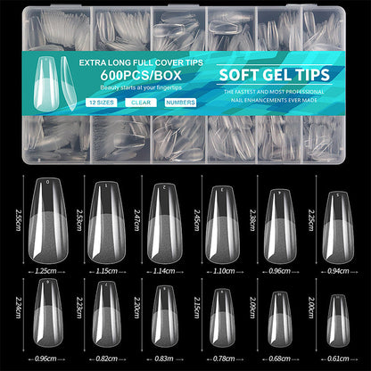 600 Piece/Box Pre-etched Soft Gel Tips
