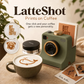 📢📢50% OFF!!⏰Retro Coffee Art Camera – Mechanical Latte Art Stencil Printer
