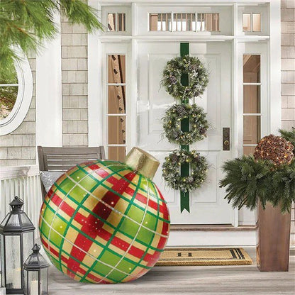 Outdoor PVC Inflatable Christmas Ornament Ball