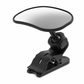 Wide Angle Convex Rearview Mirror with Suction Cup and Clip Mount Round 12.5cm Auxiliary Reversing Mirror for Electric Tricycle and Baby Observation
