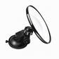 Wide Angle Convex Rearview Mirror with Suction Cup and Clip Mount Round 12.5cm Auxiliary Reversing Mirror for Electric Tricycle and Baby Observation