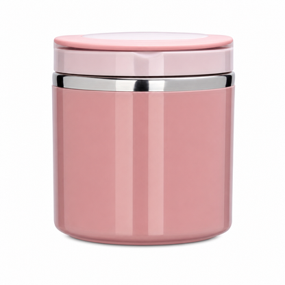 Portable Stainless Steel Insulated Lunch Box with Lid Multi Layer Stackable Bento Food Container for Students and Office Workers