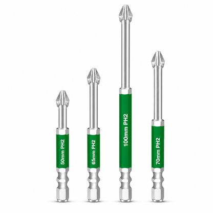 ⏳Limited-time 50% off⏰Magnetic Impact Resistant Phillips Screwdriver Bit Set | Non Slip Twill High Hardness Cross Drill Bits for Electric Screwdrivers💠🔩