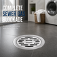Brushed Stainless Steel Round Floor Drain with Deodorizing Core for Bathroom and Washing Machine