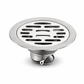 Brushed Stainless Steel Round Floor Drain with Deodorizing Core for Bathroom and Washing Machine