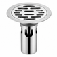 Brushed Stainless Steel Round Floor Drain with Deodorizing Core for Bathroom and Washing Machine