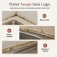 📢📢50% OFF !! ⏰Transparent Waterproof and Moldproof Kitchen Caulk Tape Residue Free Single Sided Adhesive Sealing Strip for Wall Corners