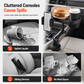 ⏳Time-Limited Special⏰3 in 1 Multifunctional Car Cup Holder Phone Mount with Tray and Storage Organizer🚗📱🥤🍔