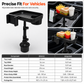 ⏳Time-Limited Special⏰3 in 1 Multifunctional Car Cup Holder Phone Mount with Tray and Storage Organizer🚗📱🥤🍔