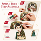 DIY 3D Christmas Greeting Cards Set