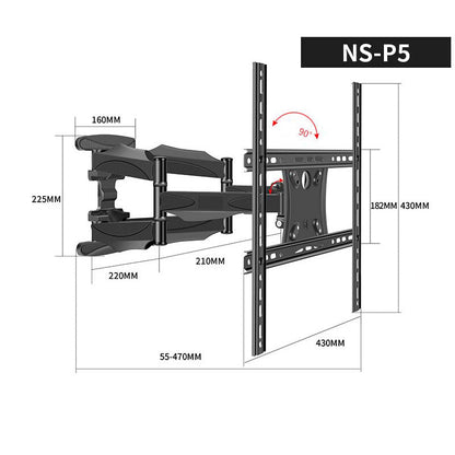Universal Heavy Duty Full Motion TV Wall Mount for 32–120 Inch Screens