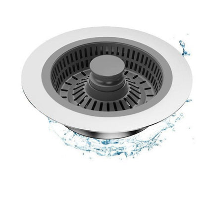 3-in-1 Pop-Up Kitchen Sink Drain Strainer