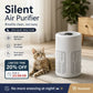 Quiet Energy Efficient Compact Air Purifier For Pet Hair Dust And Allergies