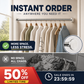 ⏳Time-Limited Special⏰Adjustable Tension Rod – no drills, no screws, no wall damage! Strong internal spring holds up to 15KG. Fits 70-292cm – perfect for showers, curtains & windows! 🏠✅