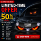 Offer Ends Soon ⏳Solar Car Warning Light – Auto Sensor & Suction Mount Design